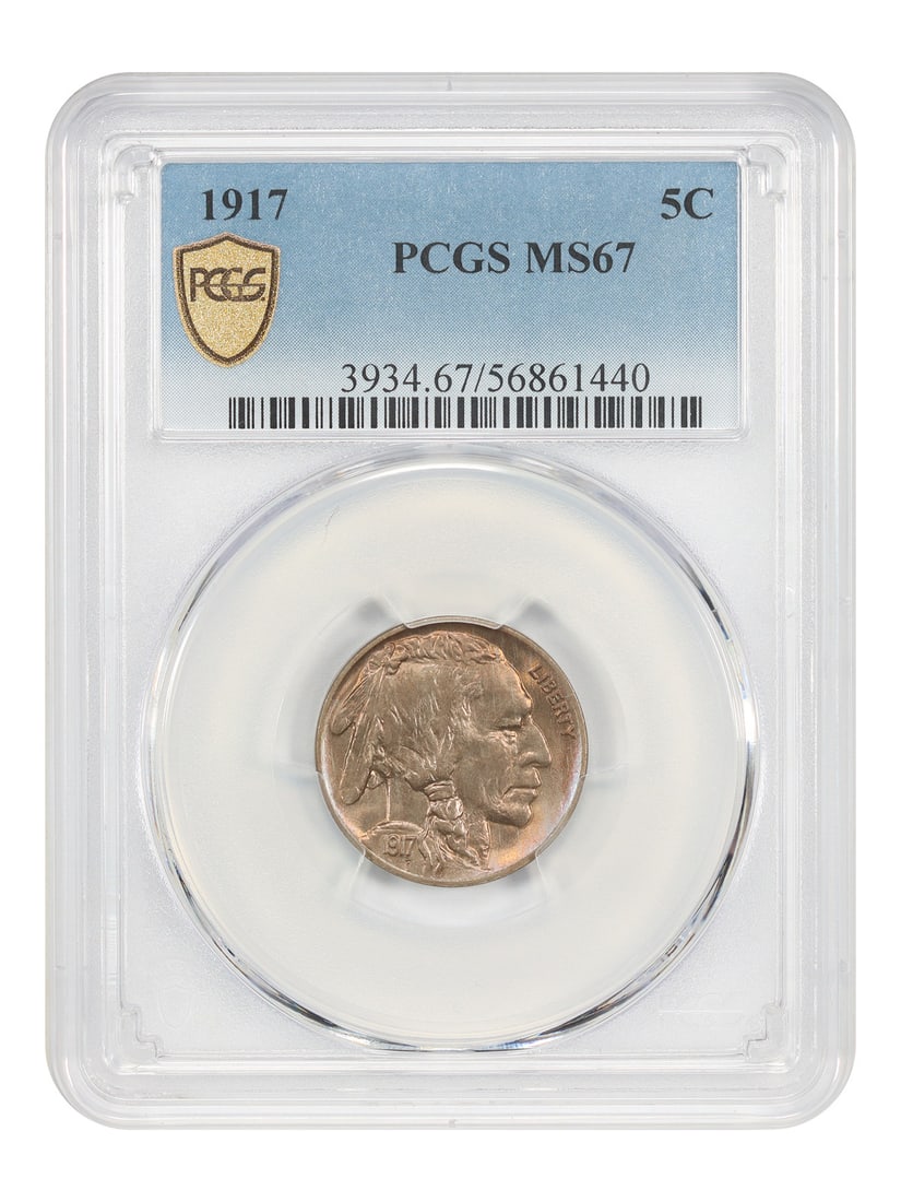 1917 5C PCGS MS67 - Buffalo Nickel (1 of 4)