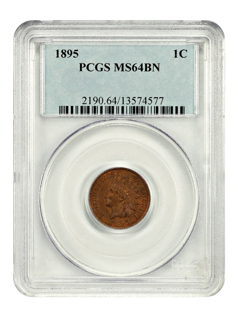 1895 1C PCGS MS64BN - Indian Cent (1 of 4)