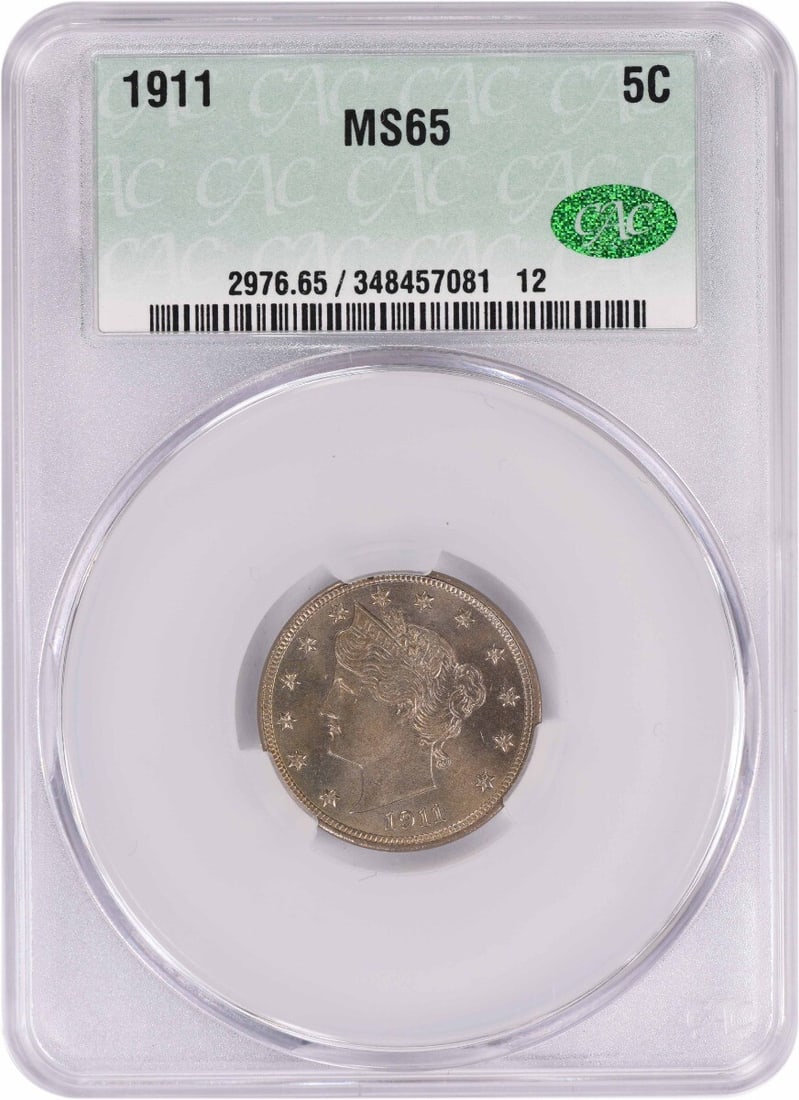 1911 Liberty Nickel MS65 CACG (1 of 1)