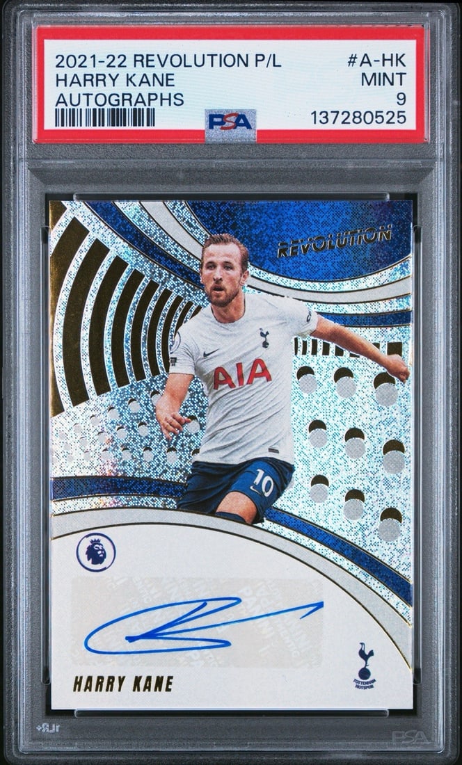 2021 PANINI REVOLUTION PL HARRY KANE #A-HK AUTO PSA 9 (1 of 3)