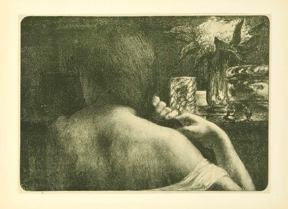 Chevelures By Flandrin Estampe Moderne 1897 Original Vintage French Poster (1 of 1)