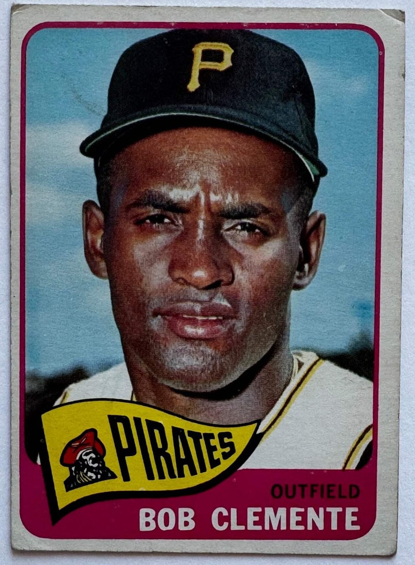 Bob Clemente 1965 Topps Baseball Card #160 (1 of 2)