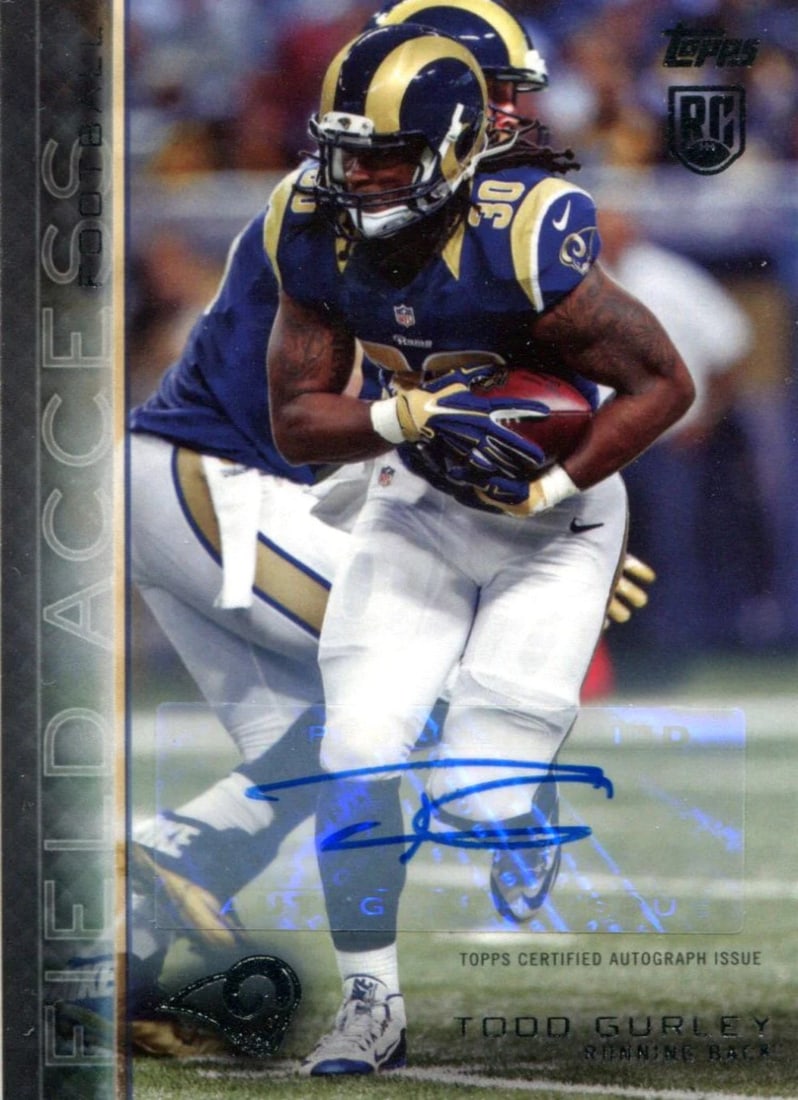 Todd Gurley Autographed 2015 Topps Field Access Rookie Card (1 of 1)