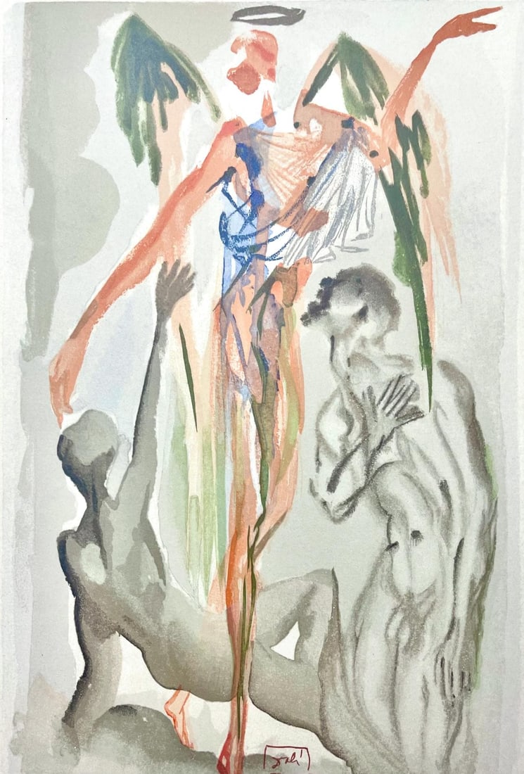 Salvador Dali, Fegefeuer XXXII (Michler/ Lpsinger 1039-1138; Field 189-200), Die Gttliche Komdie, (1 of 6)