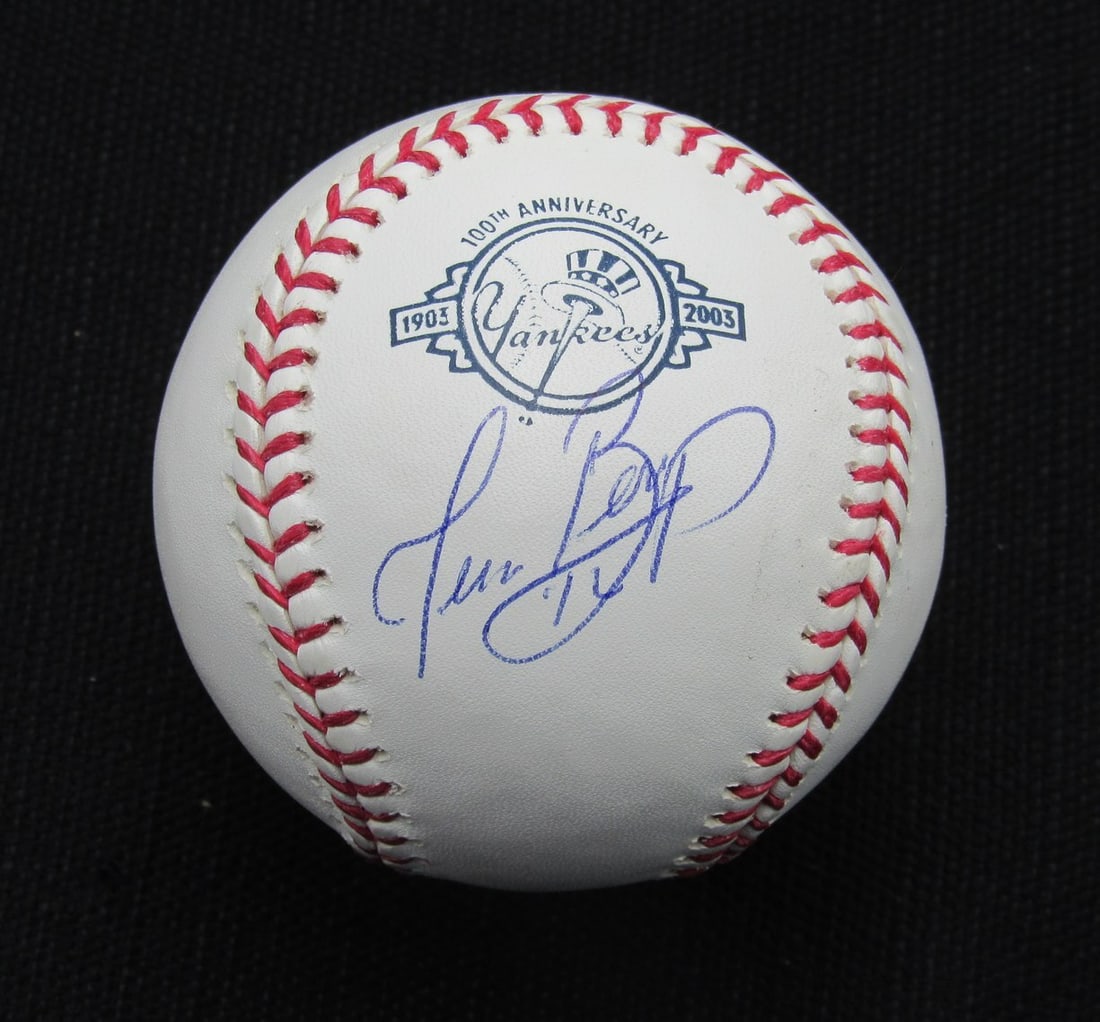 Juan Berenger Signed/ Auto Yankees 100th OML Baseball MAB 187082 (1 of 2)
