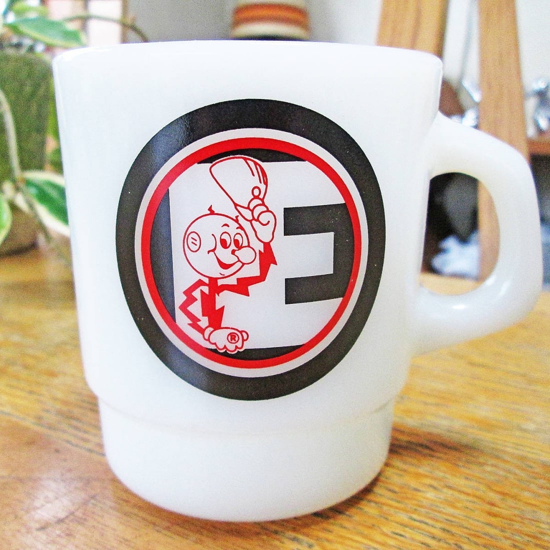 Reddy Kilowatt Thermo Serv Mugs Set Lot of 12 Ohio Edison VintageDeadstock 1970s (1 of 10)