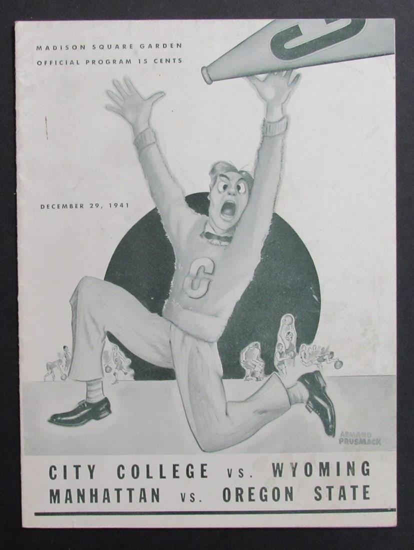 12/ 29/ 1941 City College vs. Wyoming & Manhattan vs. Oregon State 198284 (1 of 5)