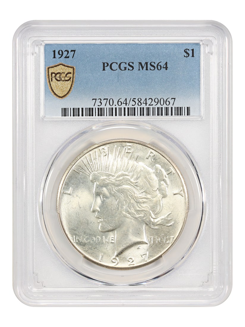 $1 PCGS MS64 Peace Dollar Low Mintage (1 of 4)