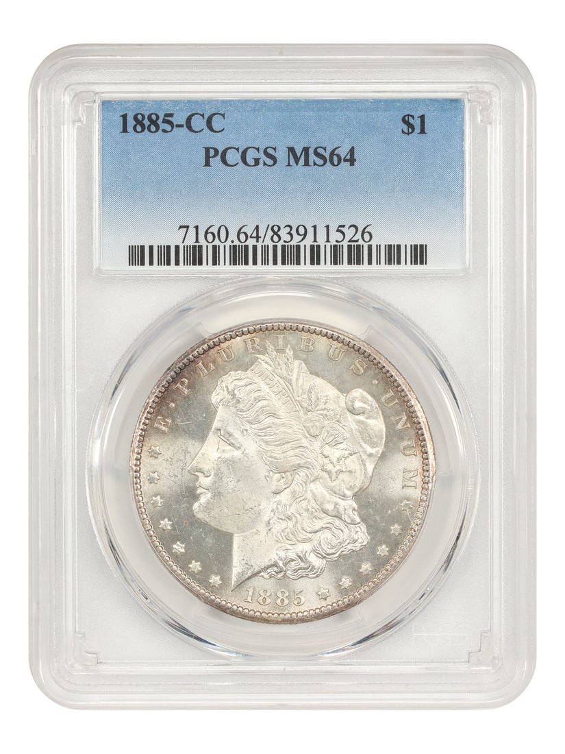 1885-CC $1 PCGS MS64 - Morgan Dollar (1 of 4)