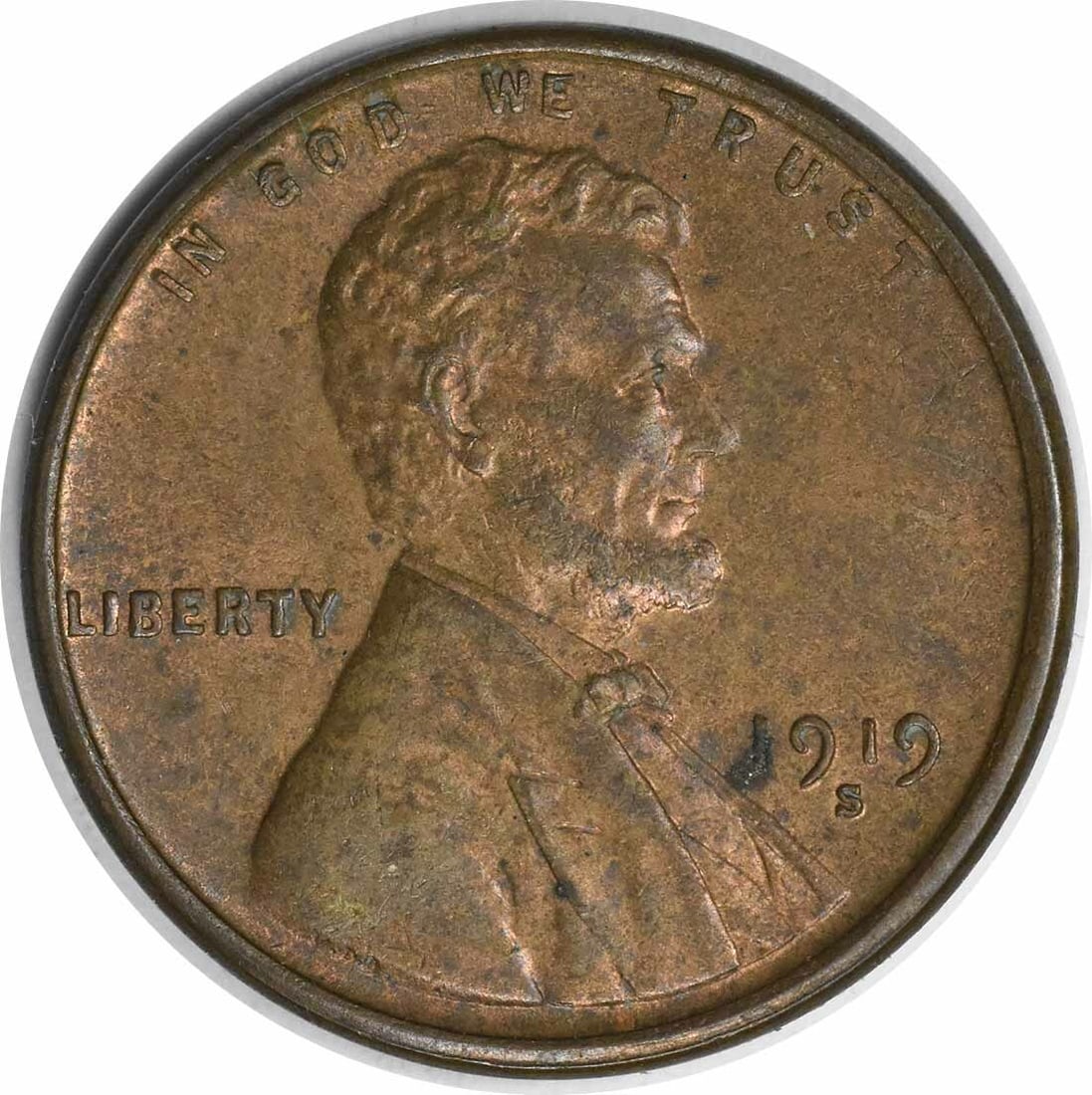 Lincoln Cent Choice 1919-S BU Uncertified (1 of 2)