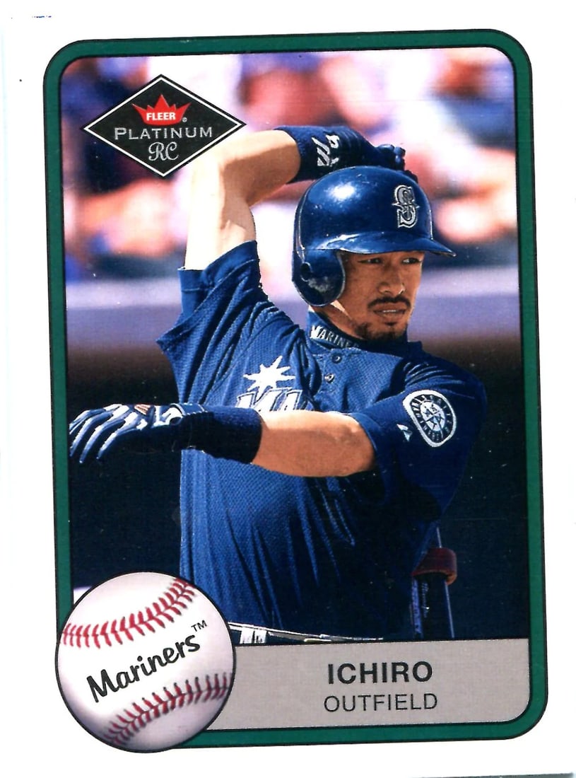 Fleer 2001 Ichiro Rookie Card (1 of 1)