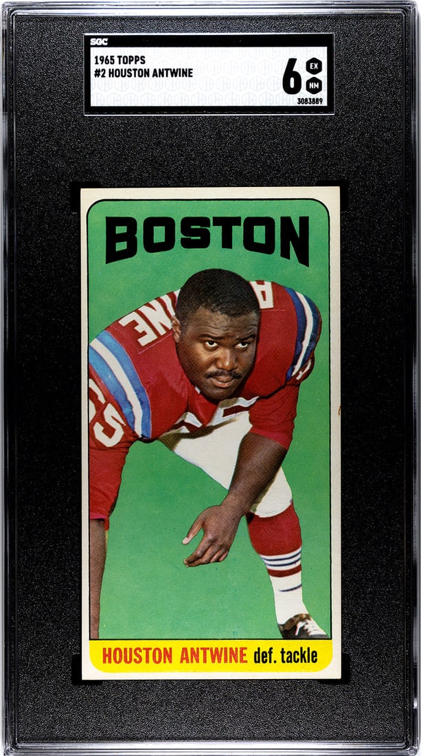 Houston Antwine 1965 Topps #2 SGC 6 (1 of 2)