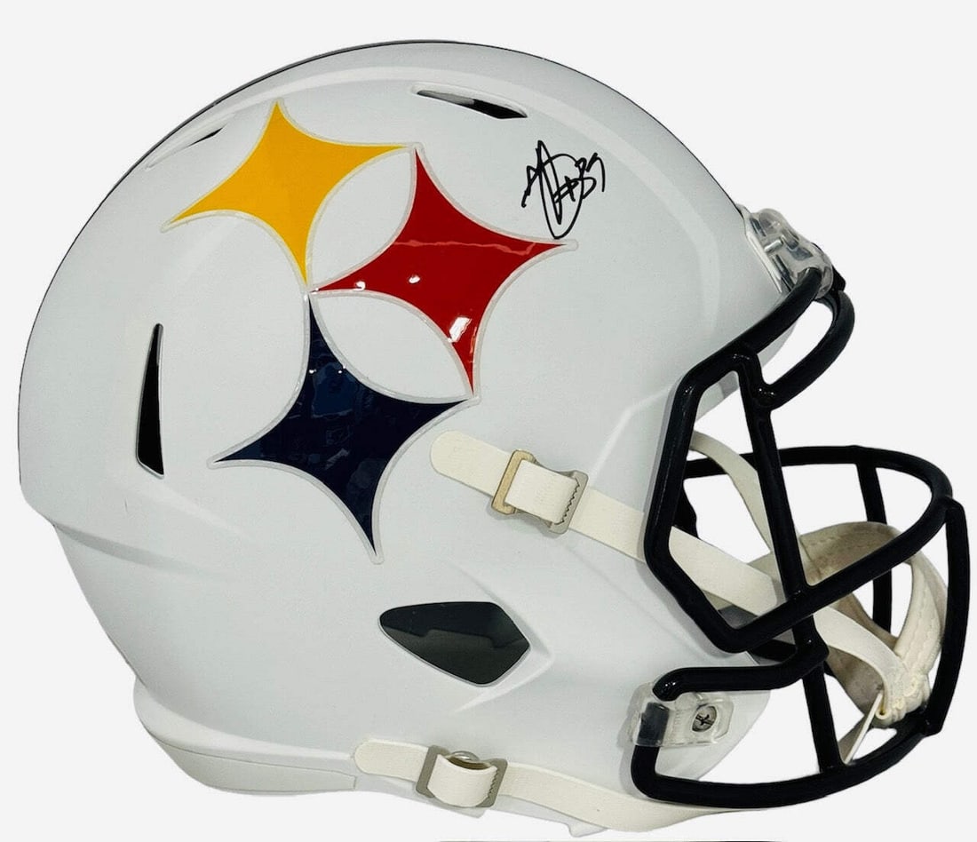 Minkah Fitzpatrick Autographed Steelers Lunar Speed Replica Full Size Helmet (Be (1 of 2)