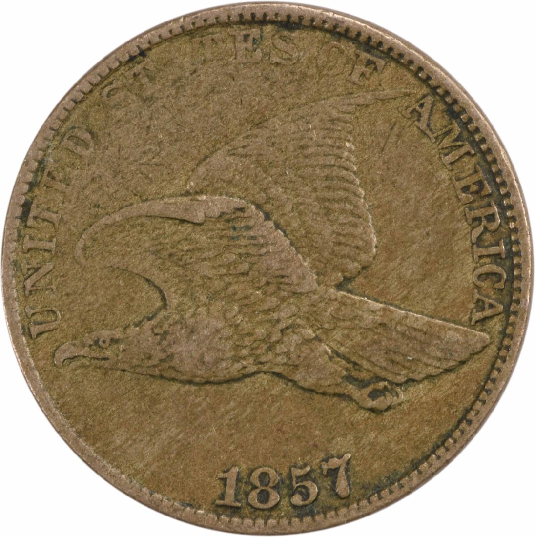 1857 Flying Eagle Cent EF Uncertified (1 of 2)