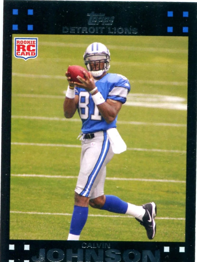 Calvin Johnson Topps 2007 Rookie Card (1 of 1)