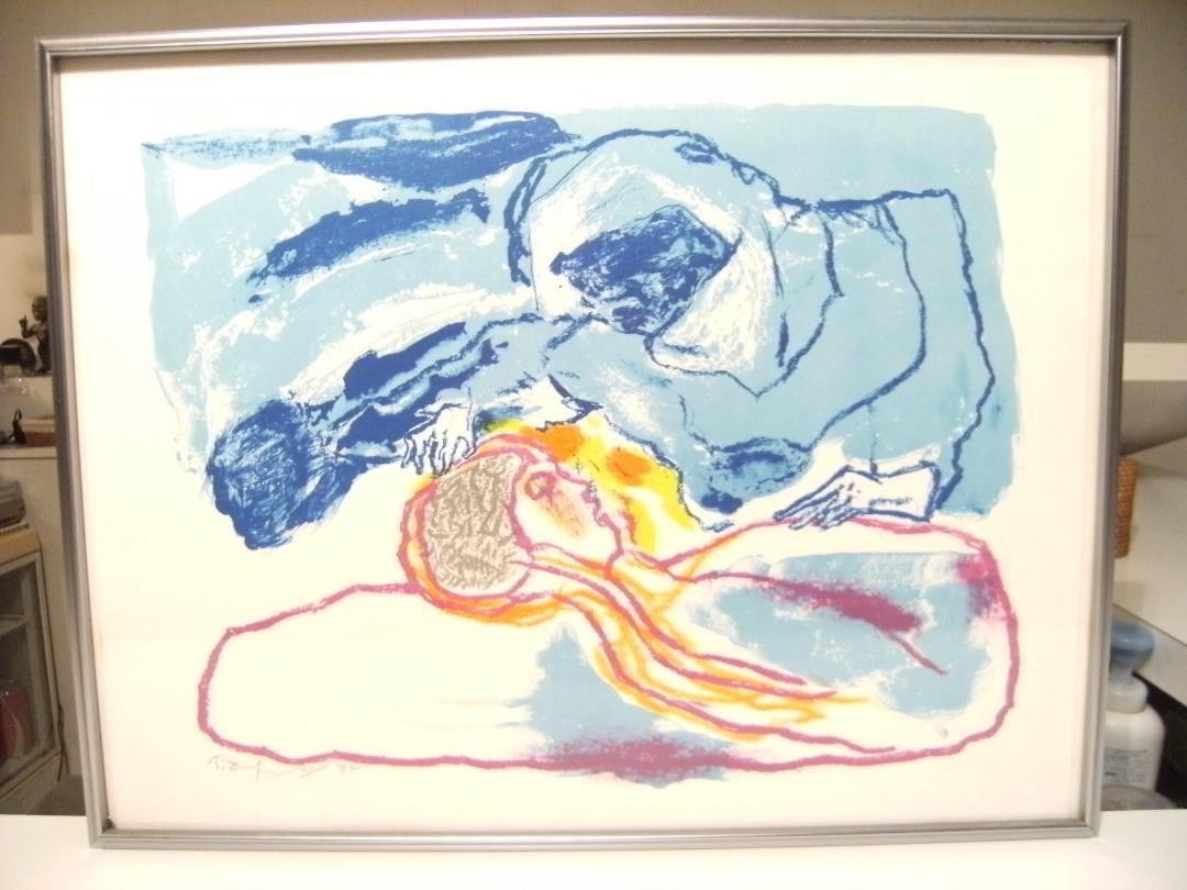 Pieter Defesche signed limited edition lithograph devotion Amsterdam (1 of 12)