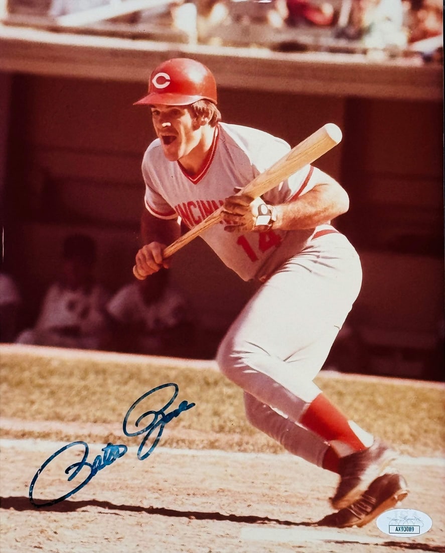 Pete Rose Autographed 8x10 Baseball Photo (JSA) (1 of 1)