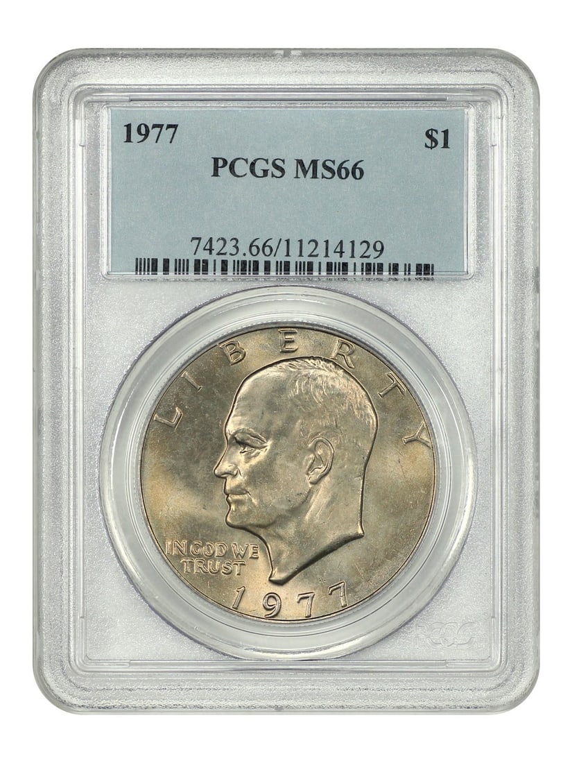 1977 $1 PCGS MS66 - Ike Dollar (1 of 2)