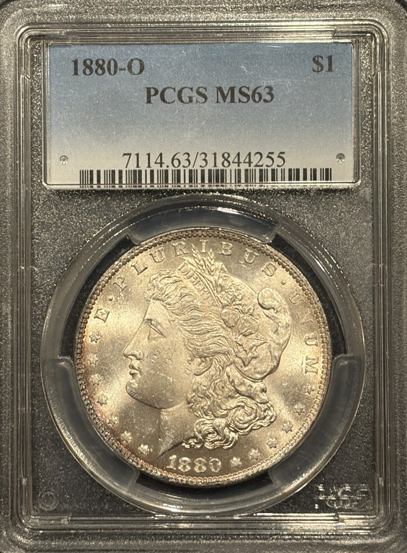 PCGS MS63 Morgan Dollar 1880 (1 of 3)