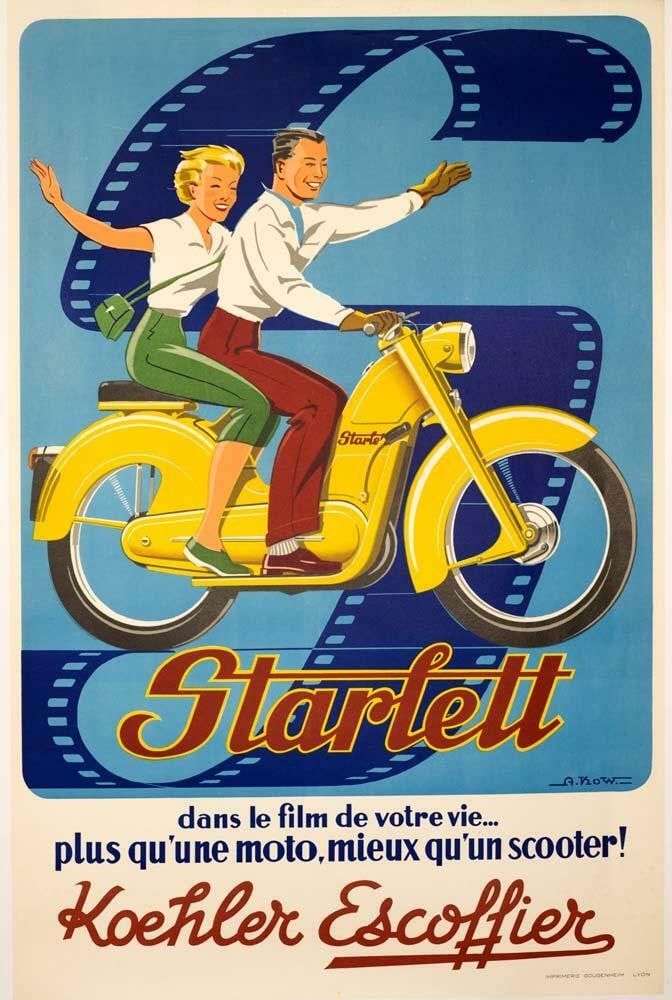 Alexis Kow 1950 Starlett Motorcycles are original in excellent condition. (1 of 1)