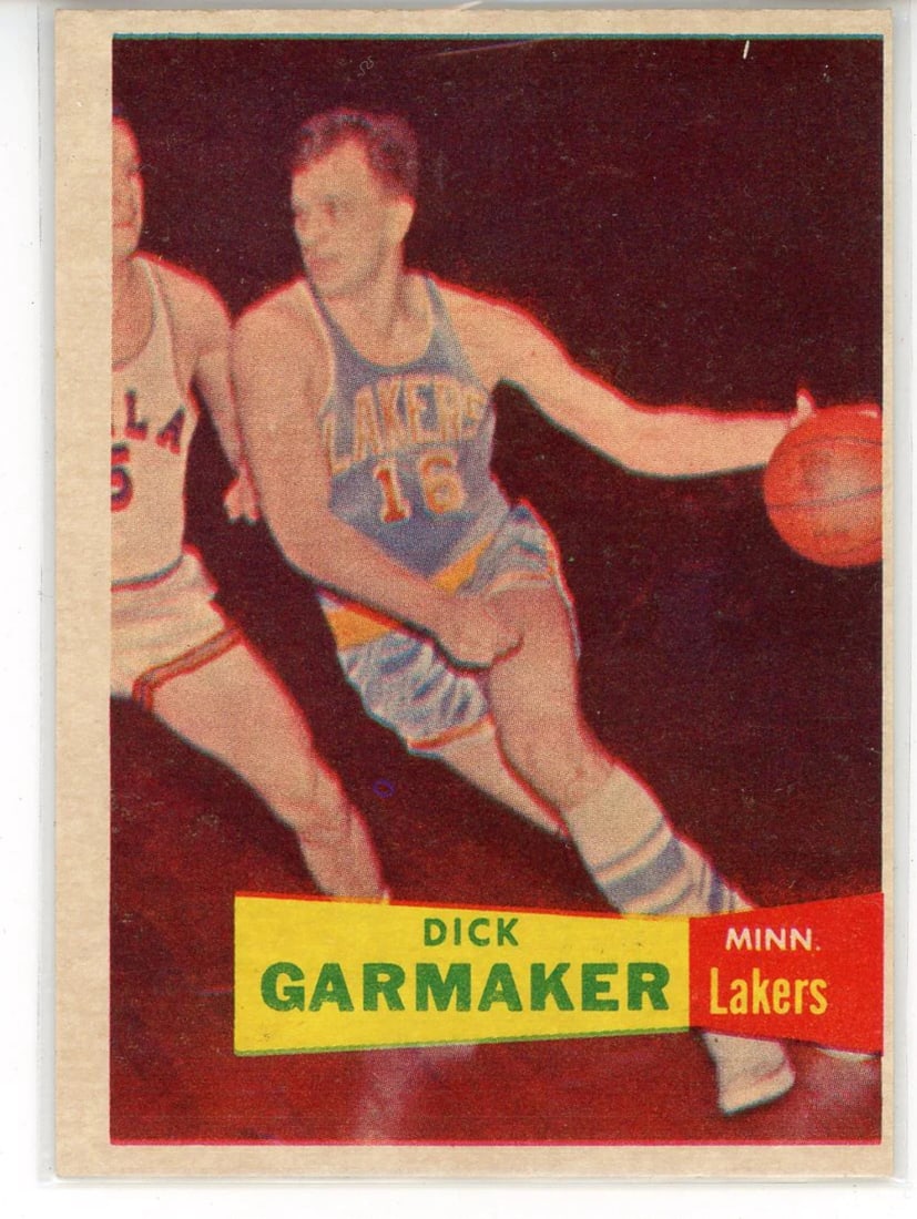 Dick Garmaker 1957 Topps Card (1 of 2)