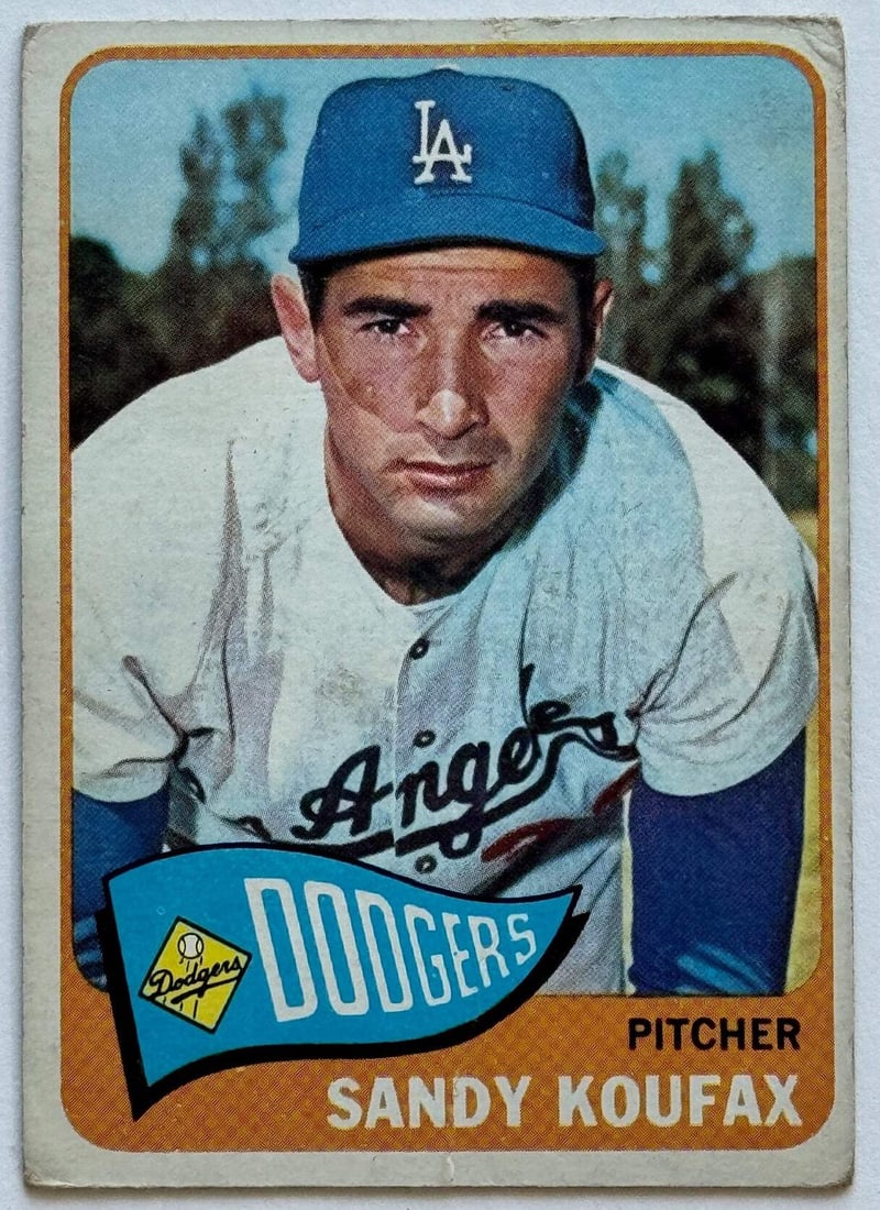 Sandy Koufax 1965 Topps Baseball Card #300 (1 of 2)