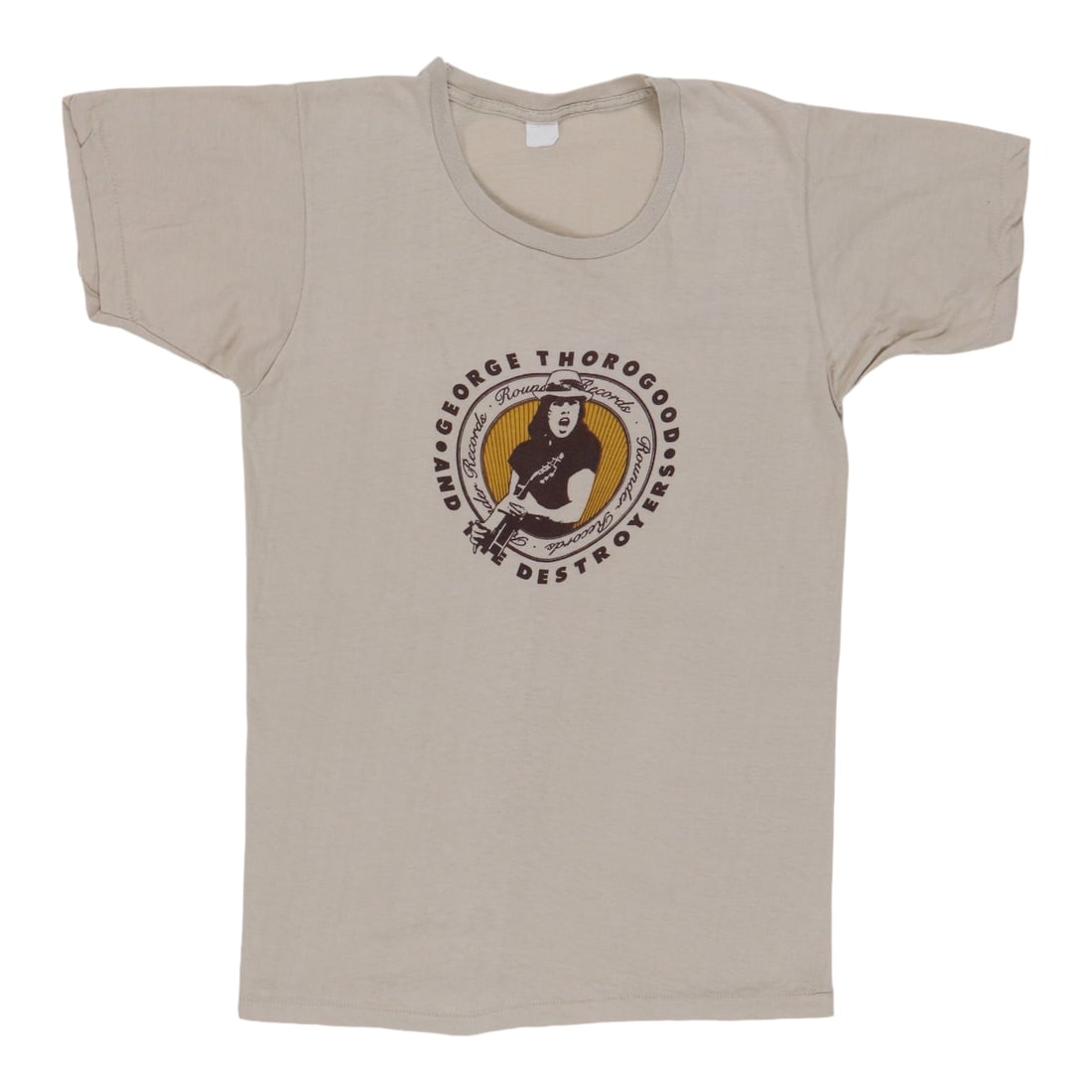 1977 George Thorogood And The Destroyers Rounder Records Shirt (1 of 4)