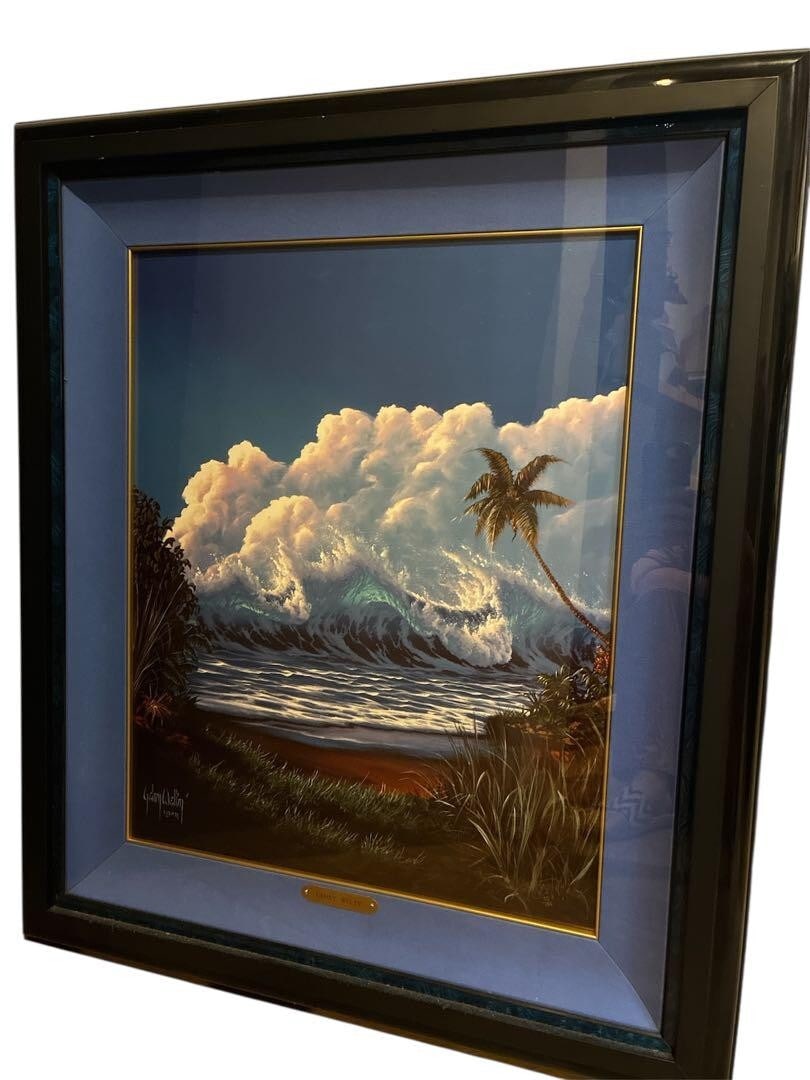 Gehry Welty "Wind Blow" Silkscreen Print Signed Numbered Framed Contemporary Art (1 of 7)