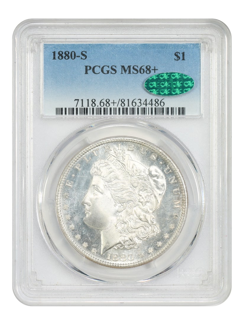 1880-S $1 PCGS/ CAC MS68+ - Morgan Dollar (1 of 4)