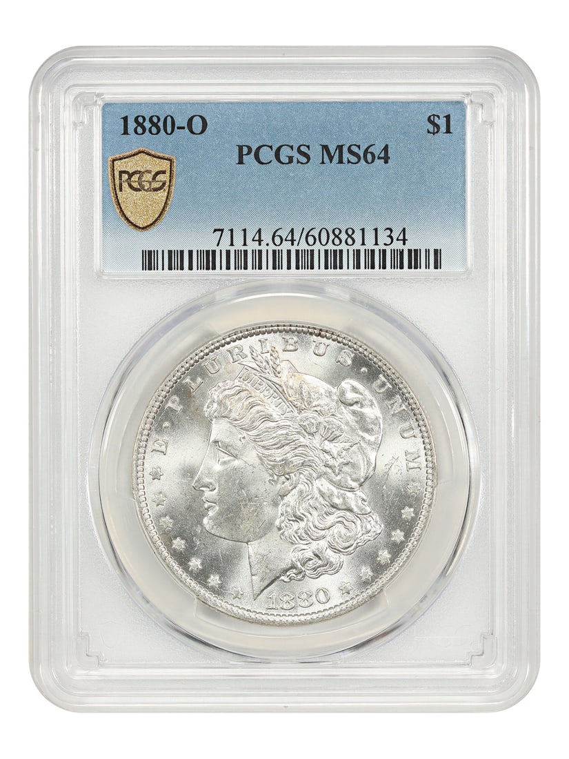 O-Mint Morgan - Scarce Morgan Dollar MS64 - 1880 PCGS (1 of 5)