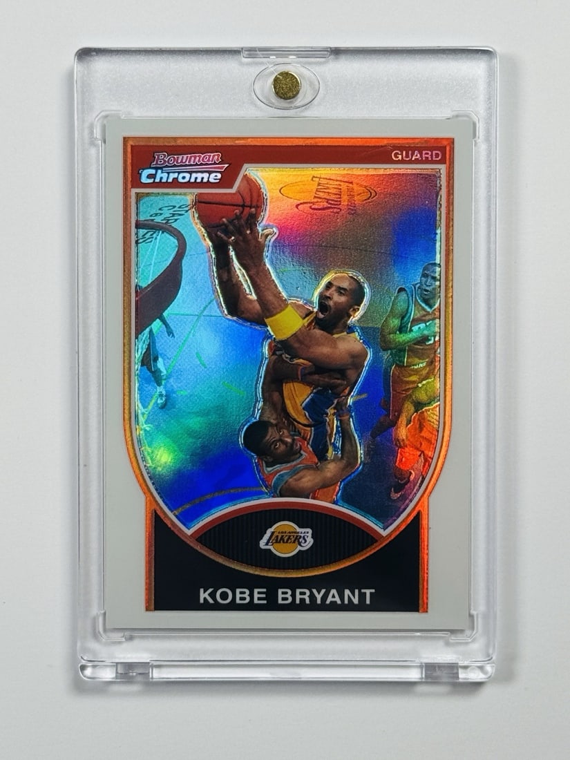 2007 BOWMAN CHROME KOBE BRYANT #24 REFRACTOR/ 299 (1 of 2)