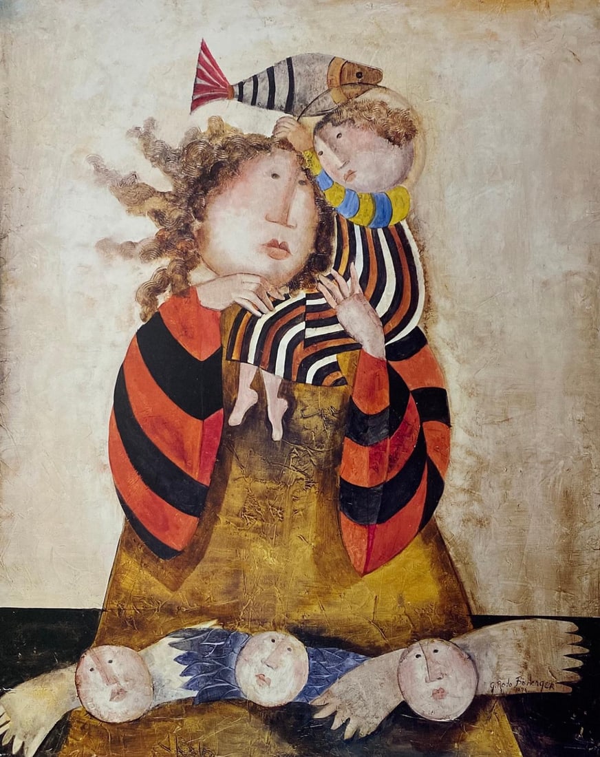 Graciela Rodo Boulanger, Madone du Lac, Original Edition is an Offset Lithograph. (1 of 4)