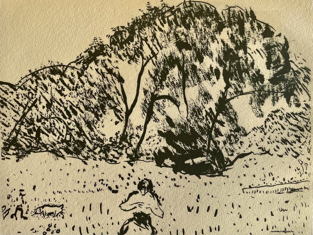 Albert Marquet lithograph of Paysage de l'Ile-de-France (1 of 7)