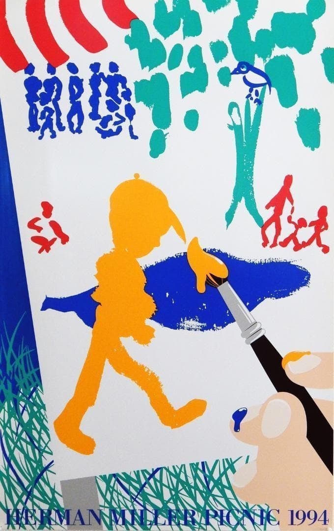 Herman Miller Poster 96.6cm Original Design Silkscreen 1994 (1 of 7)