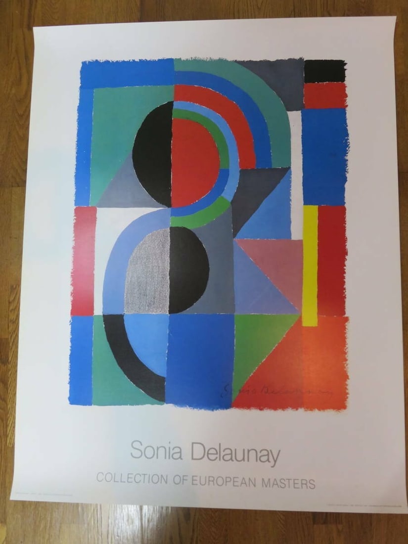Viertel Exhibition Offset Sonia Delaunay Poster Art 1989 (1 of 9)