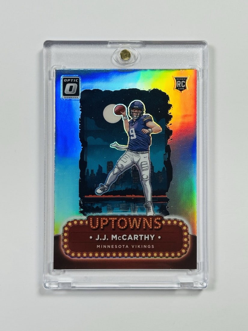 2024 PANINI DONRUSS OPTIC J.J. MCCARTHY #10 UPTOWNS ROOKIE (1 of 2)