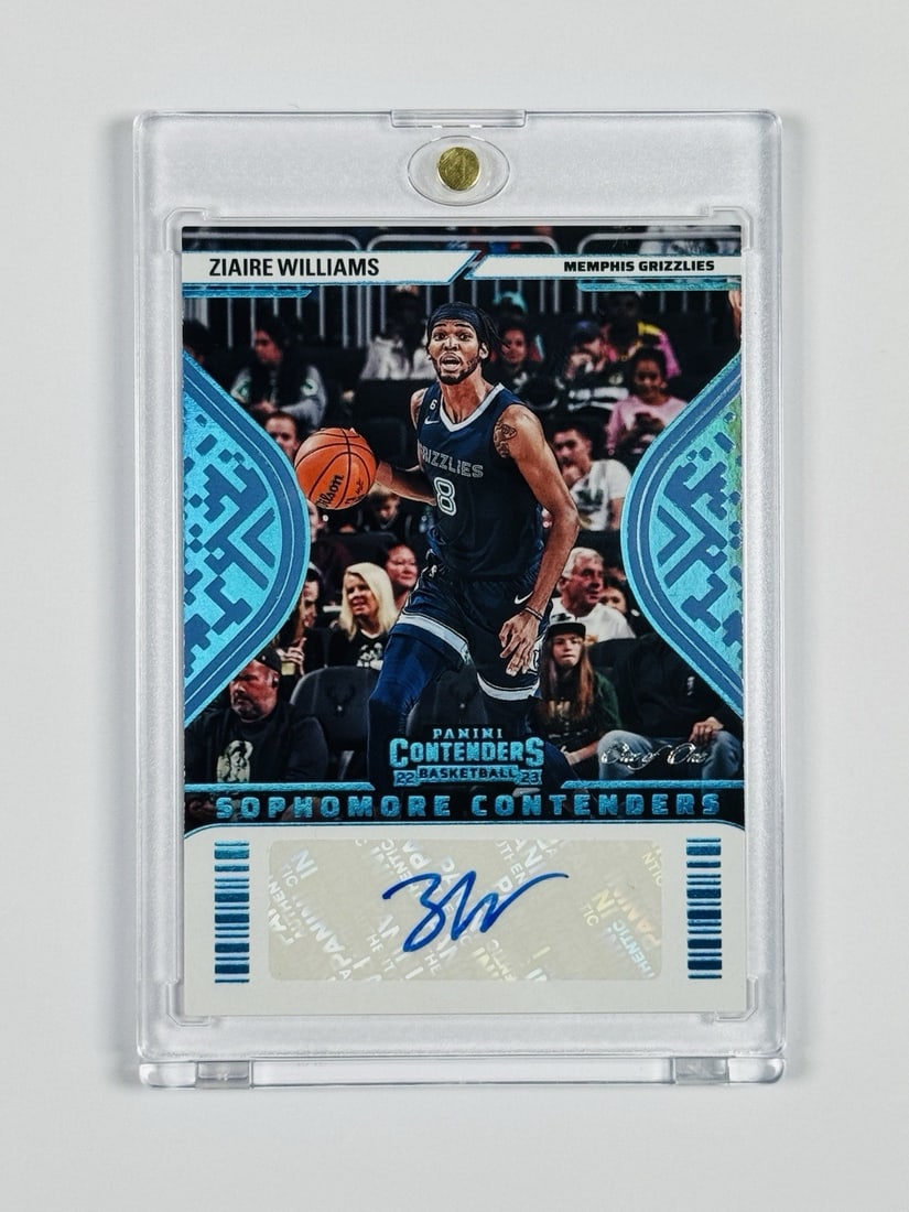 2022-23 PANINI CONTENDERS ZIAIRE WILLIAMS #SC-ZWL SOPHOMORE CONTENDERS AUTO 1/ 1 (1 of 2)