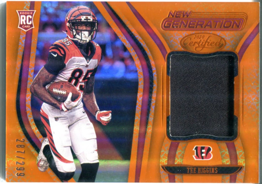 Tee Higgins 2020 Panini Rookie Card #287/ 299 (1 of 2)