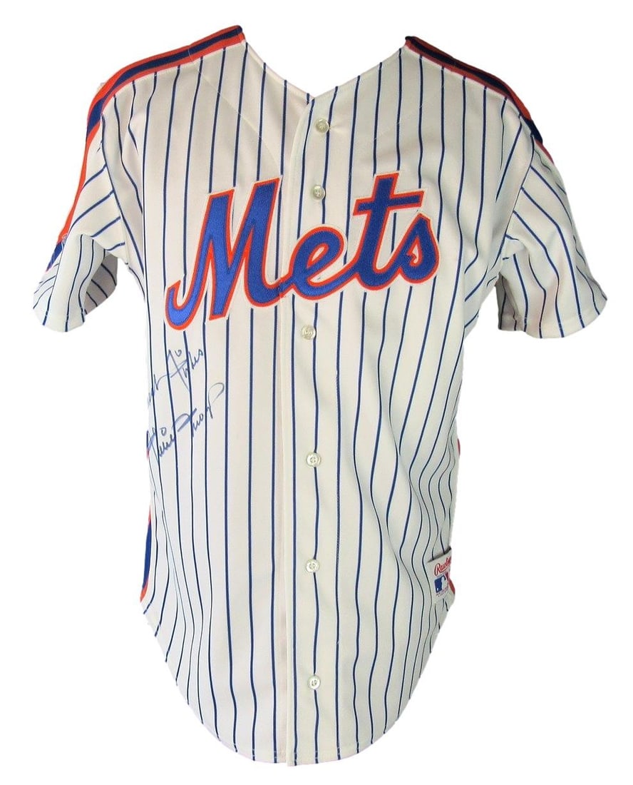 Willie Mays HOF Mets Signed/ Inscribed Authentic Rawlings Jersey PSA/ DNA 204908 (1 of 6)