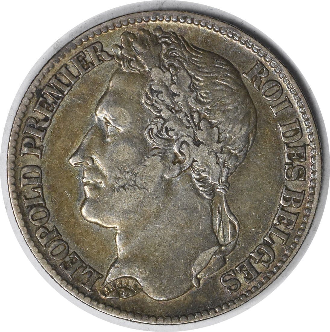 1844 Belgium 1 Franc KM7.1 VF+ Uncertified (1 of 2)