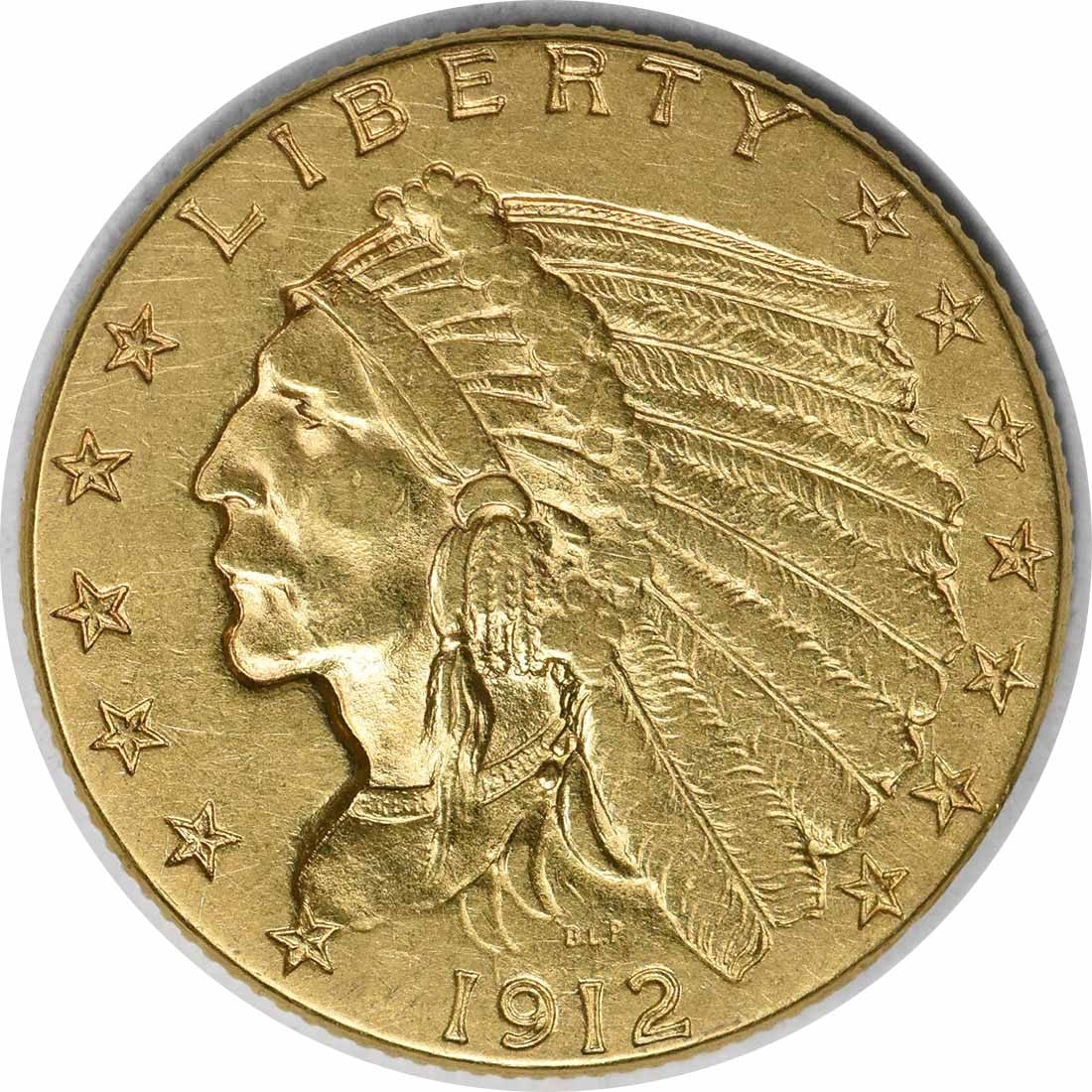 1912 $2.50 Gold Indian AU Uncertified (1 of 2)
