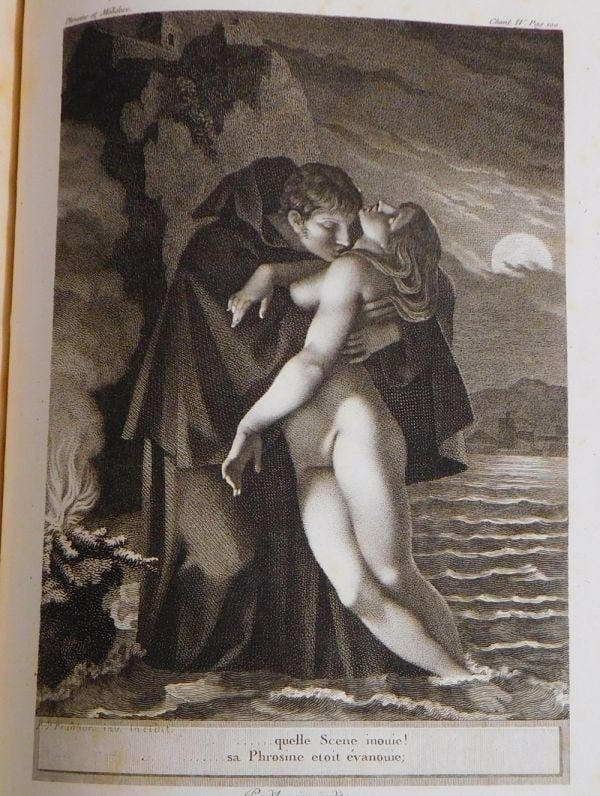 1797 Didot Oeuvres de P. J. Bernard with 4 Prudhon Engravings Rare Complete (1 of 10)