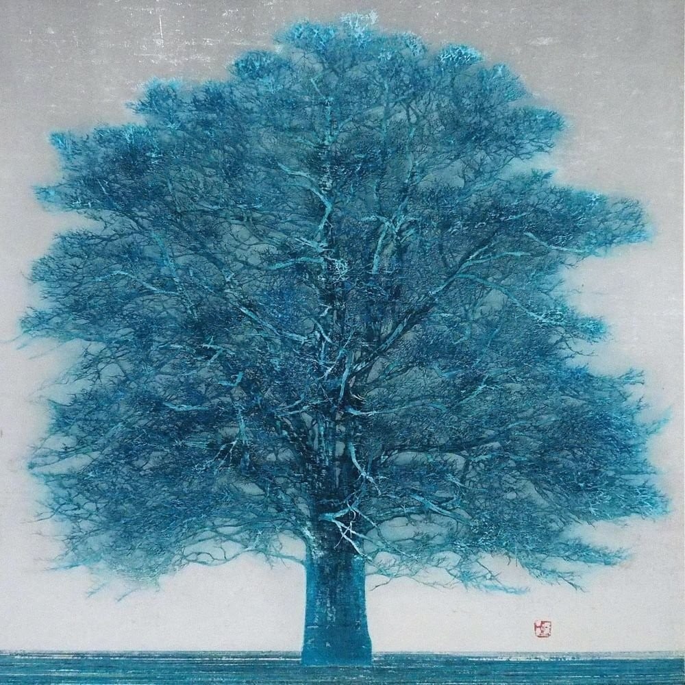 Joichi Hoshi Big Woodblock Print Framed 1974 Signed Authentic Art (1 of 5)