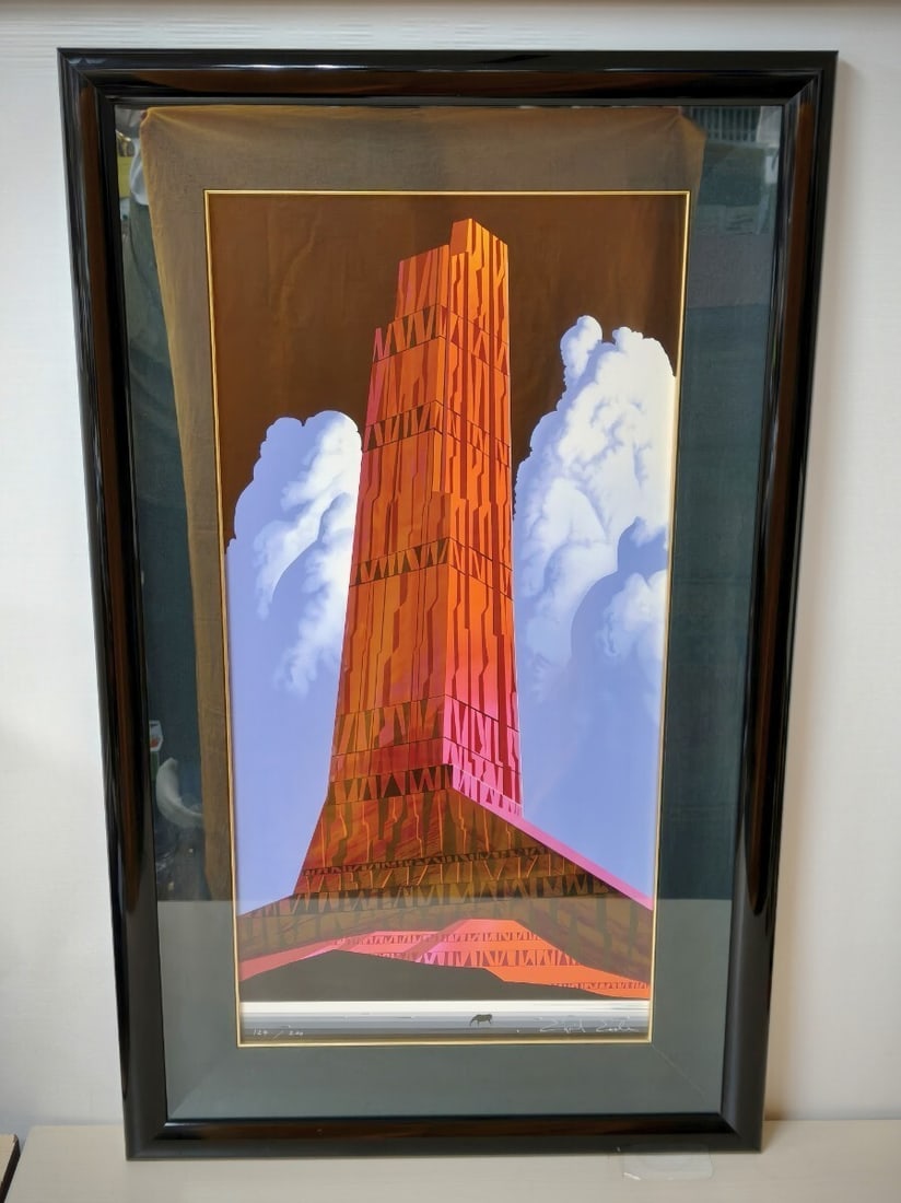 Eyvind Earle Thunder In The Distance Signed Framed ED 124/ 200 With Certificate (1 of 8)