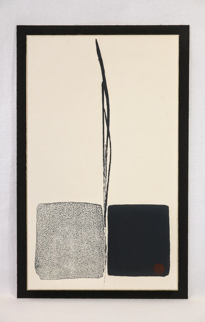 Toko Shinoda 1977 Original Lithograph 14/ 50 Original Box & Certificate Japanese (1 of 10)