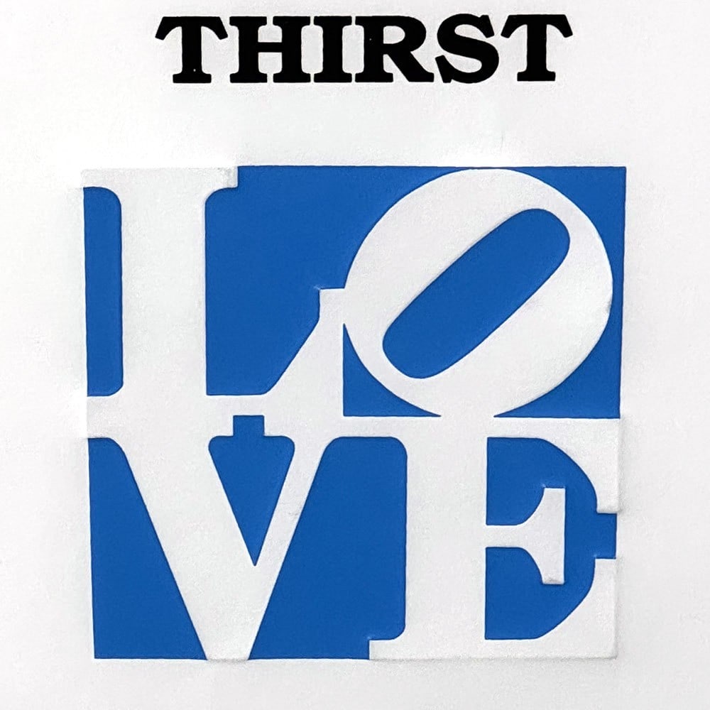 Robert Indiana Blue The Book of Love Silkscreen Emboss Signed Limited Edition (1 of 6)