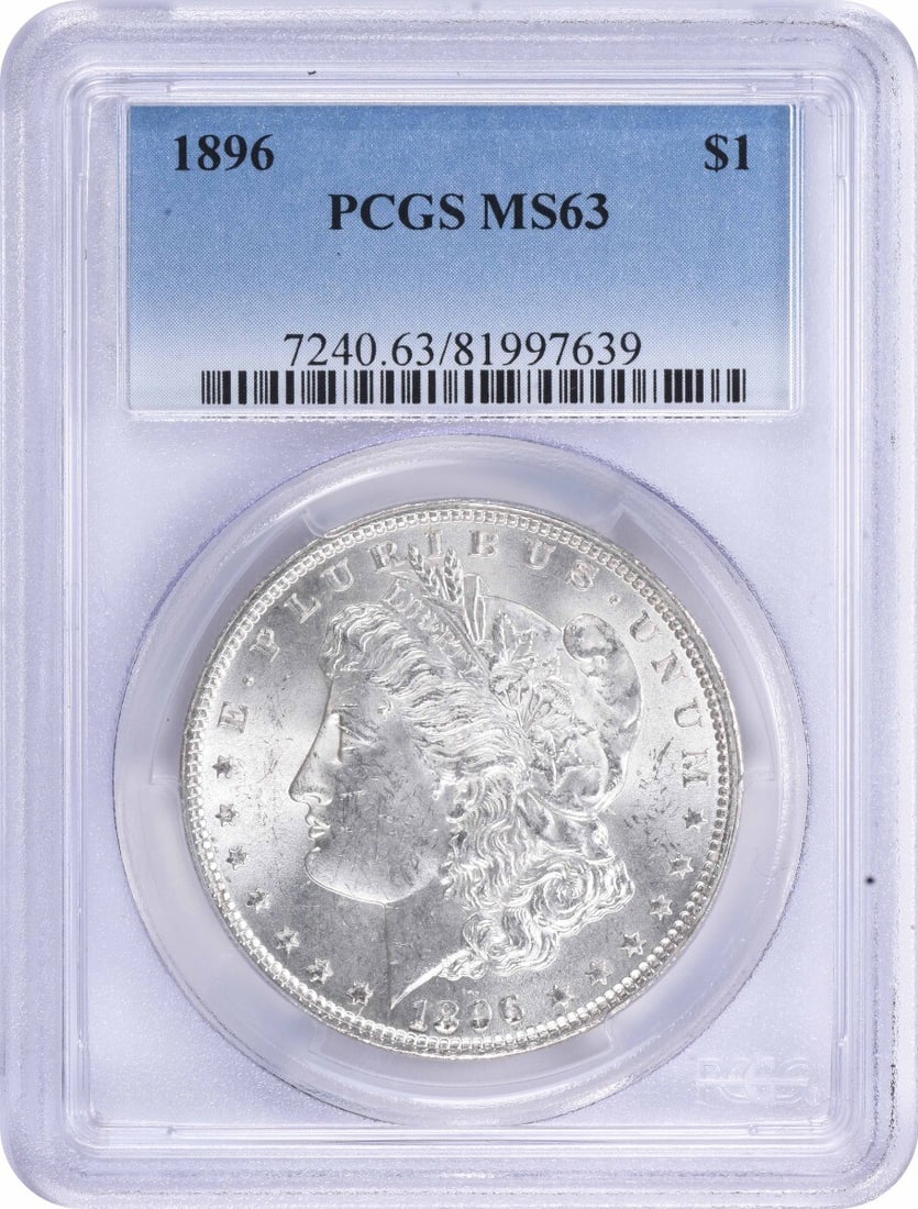 1896 Morgan Silver Dollar MS63 PCGS (1 of 1)