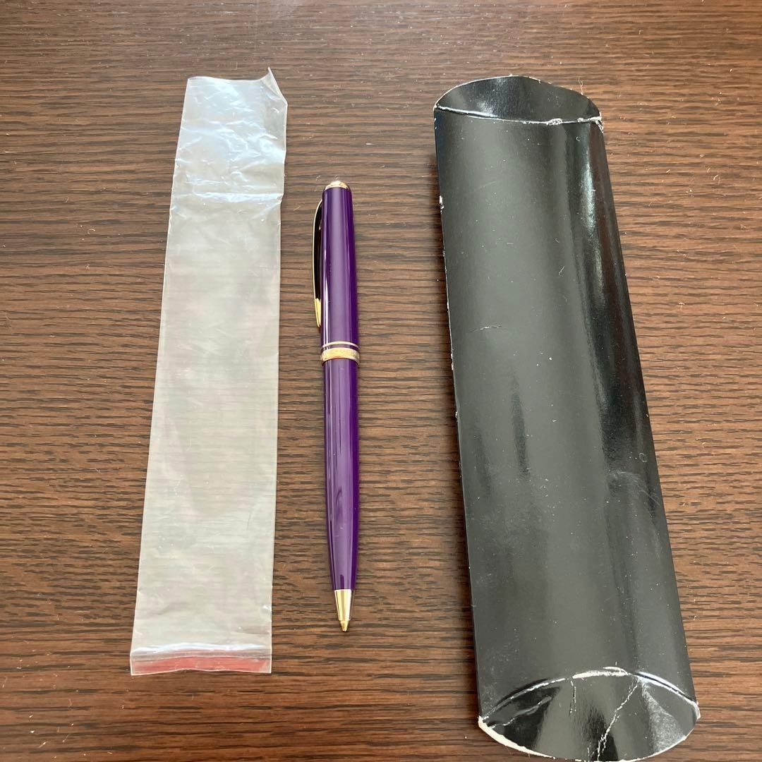 Montblanc Generation Ballpoint Pen Twist Navy Purple Gold Collectible Stationery (1 of 10)