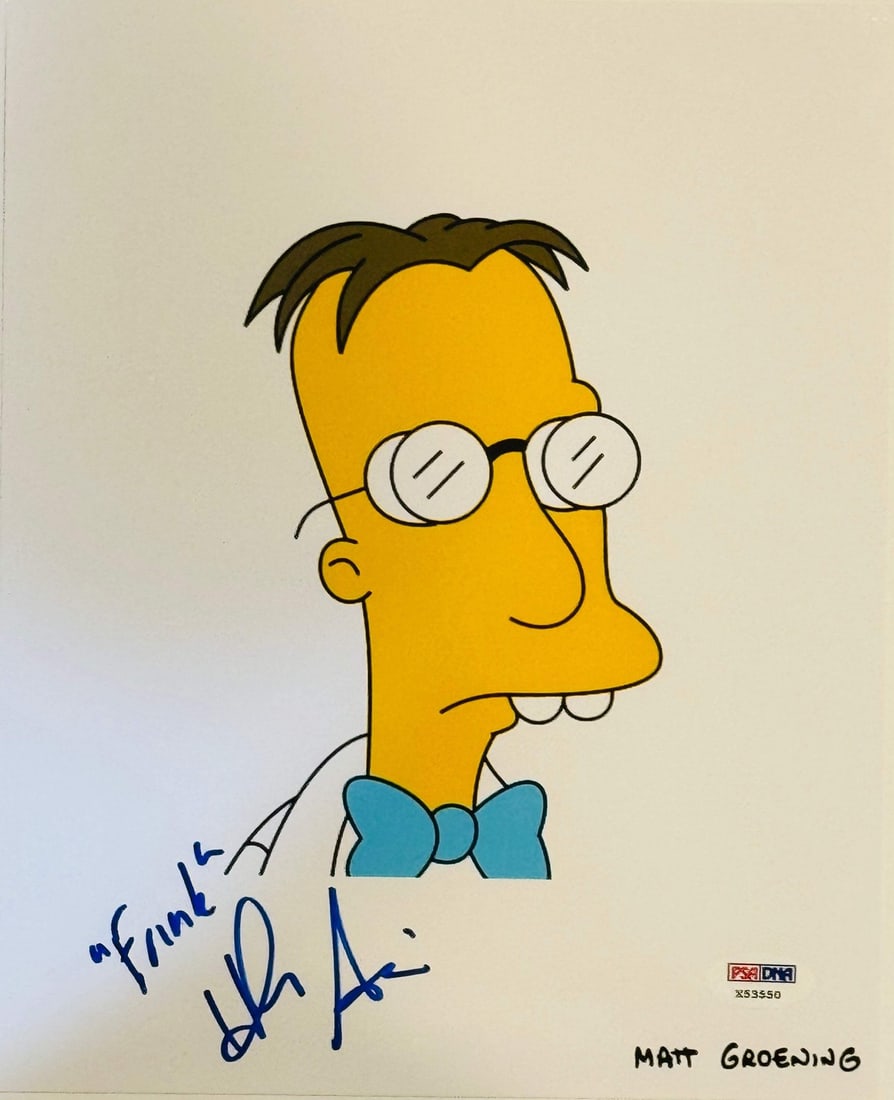 Hank Azaria The Simpsons Autographed 8x10 Celebrity Photo (PSA) (1 of 1)