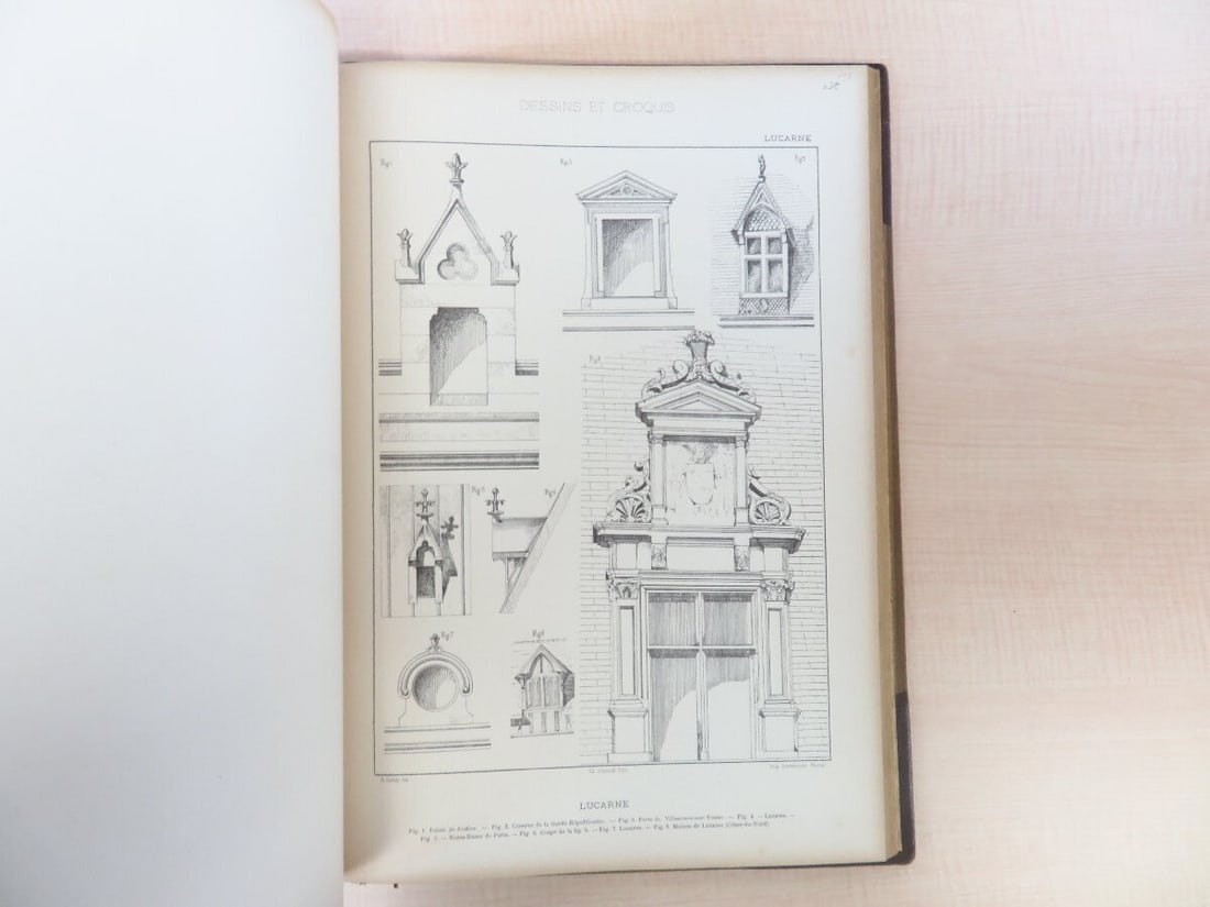 Henry Guedy DESSINS ET CROQUIS d'Architecture et d'Ornementation (Original 20th) (1 of 10)